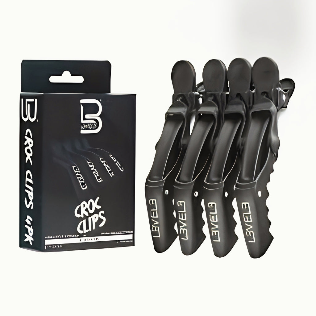 Hair Croc Clips Friseur matte Oberfläche für sicheren Halt auch mit Handschuhen