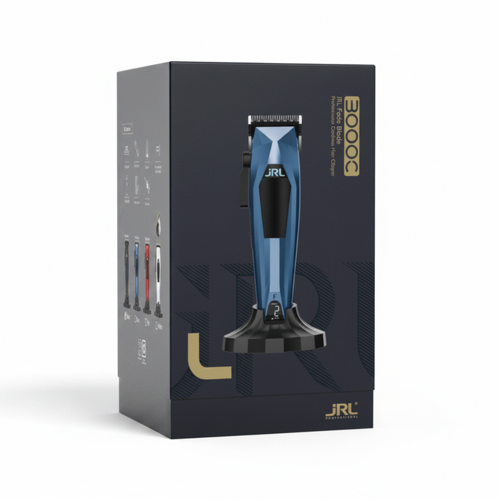 JRL 3000C Hair Clipper Blau Verpackung