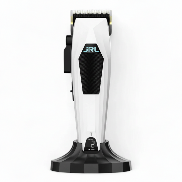 JRL 3000C Hair Clipper Taper Blade Weiß – Profi Haarschneider kabelloser Barber Clipper