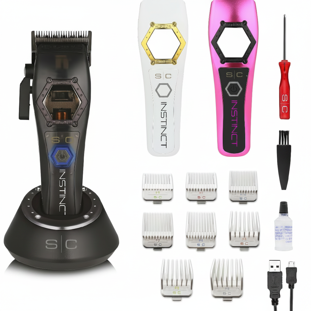 Stylecraft Instinct Metal Clipper mit Aufsteckkämmen und LadestationSC1122_7
