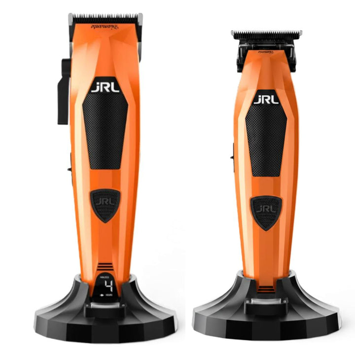 JRL Diamante 2025C Professional Hair Trimmer with Brushless Motor and Fade Precision Orange