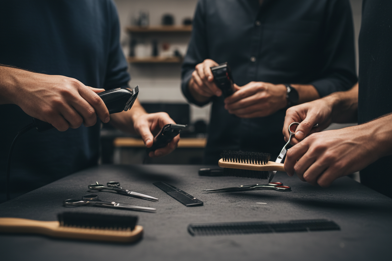 Realistic Team Barber Tools